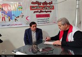 کاروان سلامت هلال‌احمر به روستای گازرخان رسید
