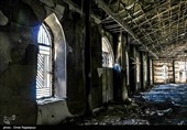 آثار حمله و آتش زدن مصلی رامسر توسط اغتشاشگران