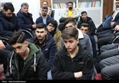 جمعی از جوانان محله امام رضا(ع) با آیت الله عاملی دیدار کردند