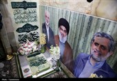 رونمایی از سنگ مزار شهید ایزدی