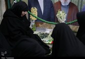 رونمایی از سنگ مزار شهید ایزدی