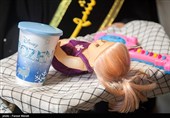 اهدای لباسهای شهیده ملینا اسدی به موزه دفاع مقدس-کرمانشاه