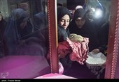 اهدای لباسهای شهیده ملینا اسدی به موزه دفاع مقدس-کرمانشاه