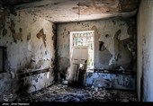 آثار حمله و آتش زدن حوزه علمیه رامسر توسط اغتشاشگران