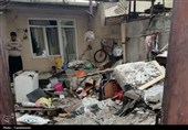 حادثه انفجار نشتی گاز در کیانشهر اهواز+فیلم