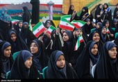 آیین نواختن گلبانگ انقلاب اسلامی با حضور وزیر آموزش و پرورش