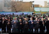 آیین نواختن گلبانگ انقلاب اسلامی با حضور وزیر آموزش و پرورش