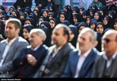 آیین نواختن گلبانگ انقلاب اسلامی با حضور وزیر آموزش و پرورش