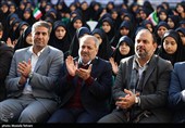 آیین نواختن گلبانگ انقلاب اسلامی با حضور وزیر آموزش و پرورش