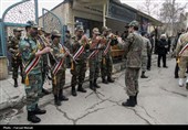 غبار روبی مزار شهدا درکرمانشاه
