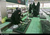 غبار روبی مزار شهدا درکرمانشاه