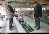 غبار روبی مزار شهدا درکرمانشاه