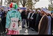 گلباران جایگاه تاریخی سخنرانی امام خمینی (ره) در بهشت زهرا