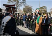 گلباران جایگاه تاریخی سخنرانی امام خمینی (ره) در بهشت زهرا