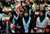 مراسم نواختن گلبانگ انقلاب اسلامی در همدان