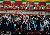مراسم نواختن گلبانگ انقلاب اسلامی در همدان