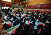 مراسم نواختن گلبانگ انقلاب اسلامی در همدان