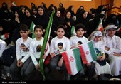 مراسم نواختن گلبانگ انقلاب اسلامی در همدان