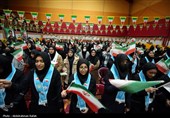مراسم نواختن گلبانگ انقلاب اسلامی در همدان