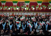 مراسم نواختن گلبانگ انقلاب اسلامی در همدان