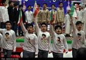 مراسم نواختن گلبانگ انقلاب اسلامی در همدان