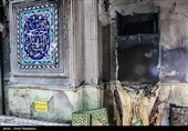 تخریب اموال عمومی توسط اغتشاشگران در لاهیجان