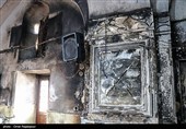 تخریب اموال عمومی توسط اغتشاشگران در لاهیجان