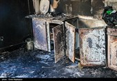 تخریب و آتش زدن فرمانداری رامسر توسط اغتشاشگران 