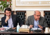 دیدار وزیر علوم و جمعی از رؤسای دانشگاه‌های سراسر کشور با رئیس مجلس