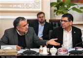 دیدار وزیر علوم و جمعی از رؤسای دانشگاه‌های سراسر کشور با رئیس مجلس