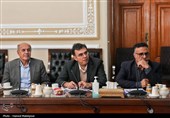 دیدار وزیر علوم و جمعی از رؤسای دانشگاه‌های سراسر کشور با رئیس مجلس