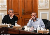 دیدار وزیر علوم و جمعی از رؤسای دانشگاه‌های سراسر کشور با رئیس مجلس