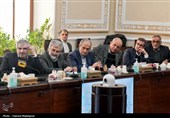 دیدار وزیر علوم و جمعی از رؤسای دانشگاه‌های سراسر کشور با رئیس مجلس