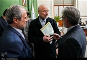 دیدار وزیر علوم و جمعی از رؤسای دانشگاه‌های سراسر کشور با رئیس مجلس