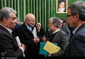 دیدار وزیر علوم و جمعی از رؤسای دانشگاه‌های سراسر کشور با رئیس مجلس