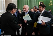 دیدار وزیر علوم و جمعی از رؤسای دانشگاه‌های سراسر کشور با رئیس مجلس