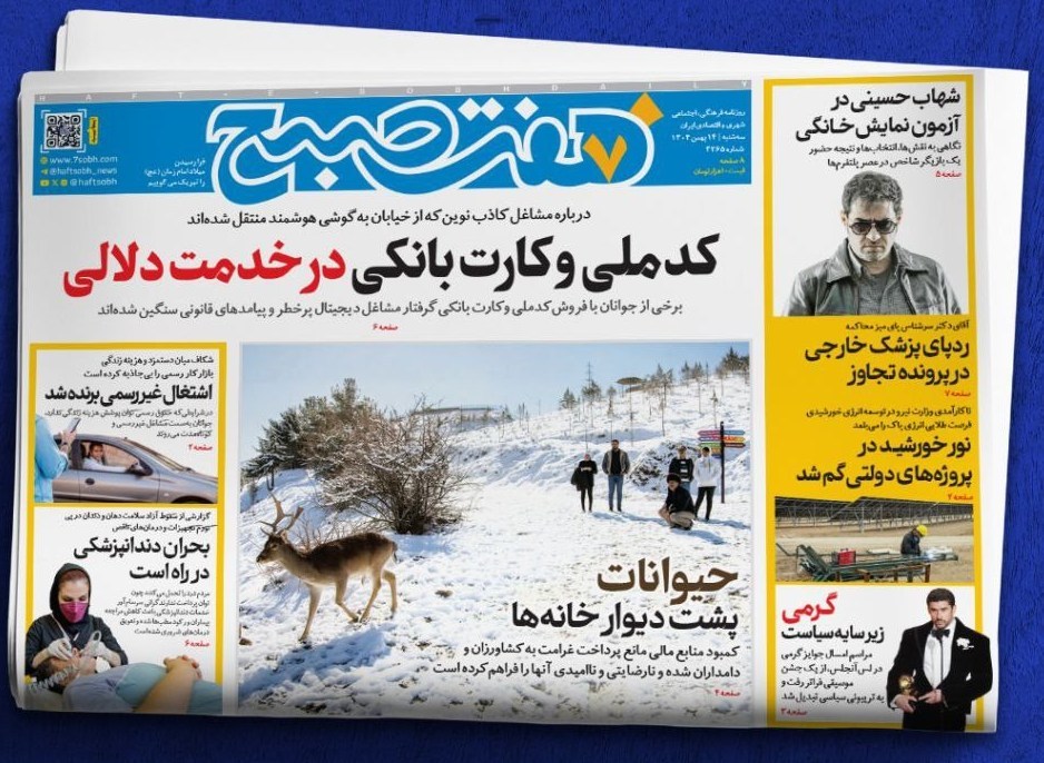 روزنامه وطن امروز , روزنامه کیهان , روزنامه رسالت , روزنامه خراسان , روزنامه جوان , روزنامه همشهری , روزنامه جام جم , 