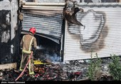 آتش‌سوزی  بازارچه محلی در جنت آباد
