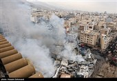 آتش‌سوزی  بازارچه محلی در جنت آباد
