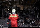 آتش‌سوزی  بازارچه محلی در جنت آباد