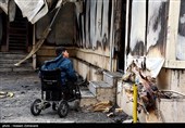 آتش‌سوزی  بازارچه محلی در جنت آباد