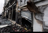 آتش‌سوزی  بازارچه محلی در جنت آباد