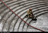 آتش‌سوزی  بازارچه محلی در جنت آباد
