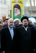 مراسم تجدید میثاق رئیس و نمایندگان مجلس با آرمان‌های امام خمینی(ره)