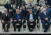 مراسم تجدید میثاق رئیس و نمایندگان مجلس با آرمان‌های امام خمینی(ره)