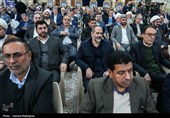مراسم تجدید میثاق رئیس و نمایندگان مجلس با آرمان‌های امام خمینی(ره)