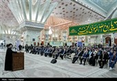 مراسم تجدید میثاق رئیس و نمایندگان مجلس با آرمان‌های امام خمینی(ره)
