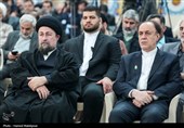 مراسم تجدید میثاق رئیس و نمایندگان مجلس با آرمان‌های امام خمینی(ره)