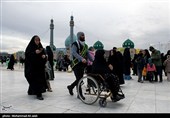 مسجد مقدس جمکران در شب نیمه شعبان
