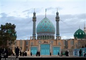 مسجد مقدس جمکران در شب نیمه شعبان